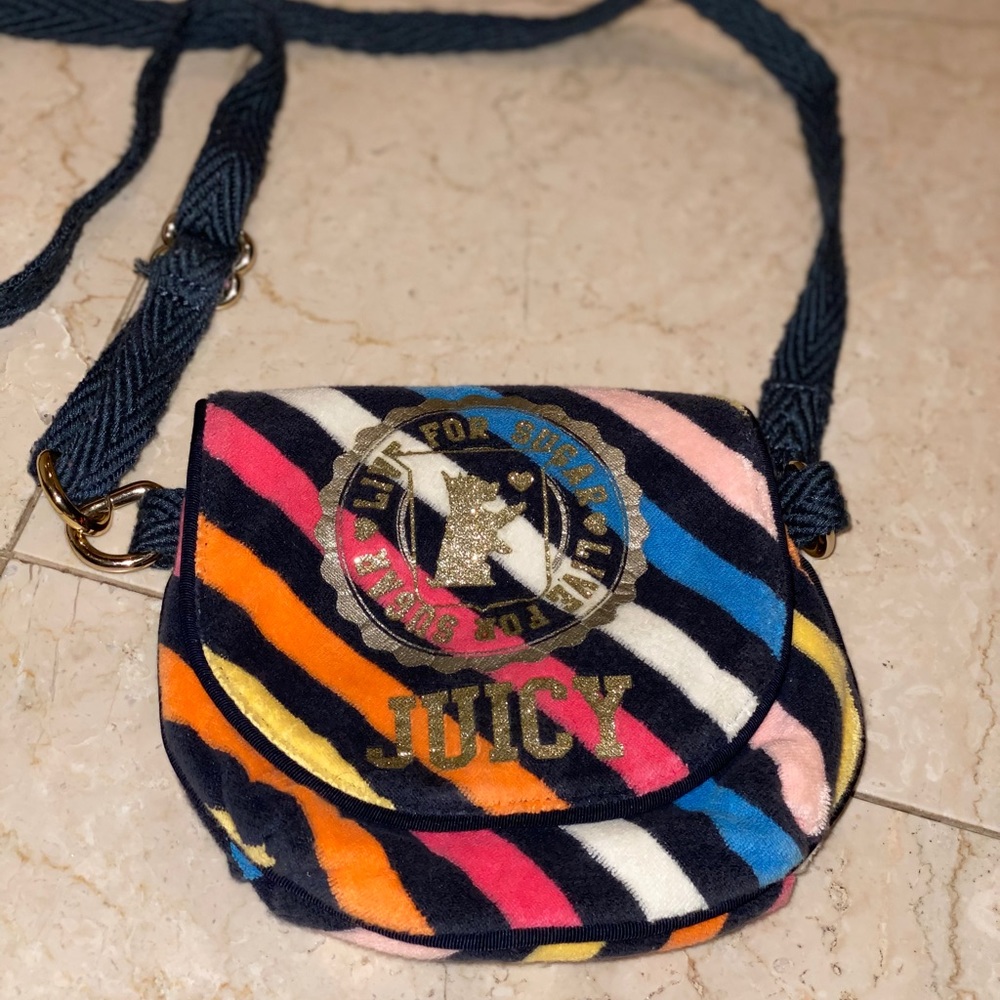 Juicy Couture Multi-Color Striped Crossbody